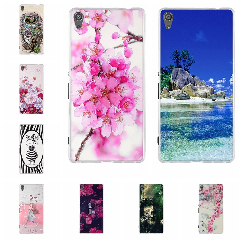 

For Sony Xperia XA Ultra F3211 F3212 Case Soft TPU For Sony XA Ultra F3215 F3216 F3213 Cover Sea Pattern For Sony Xperia C6 Capa