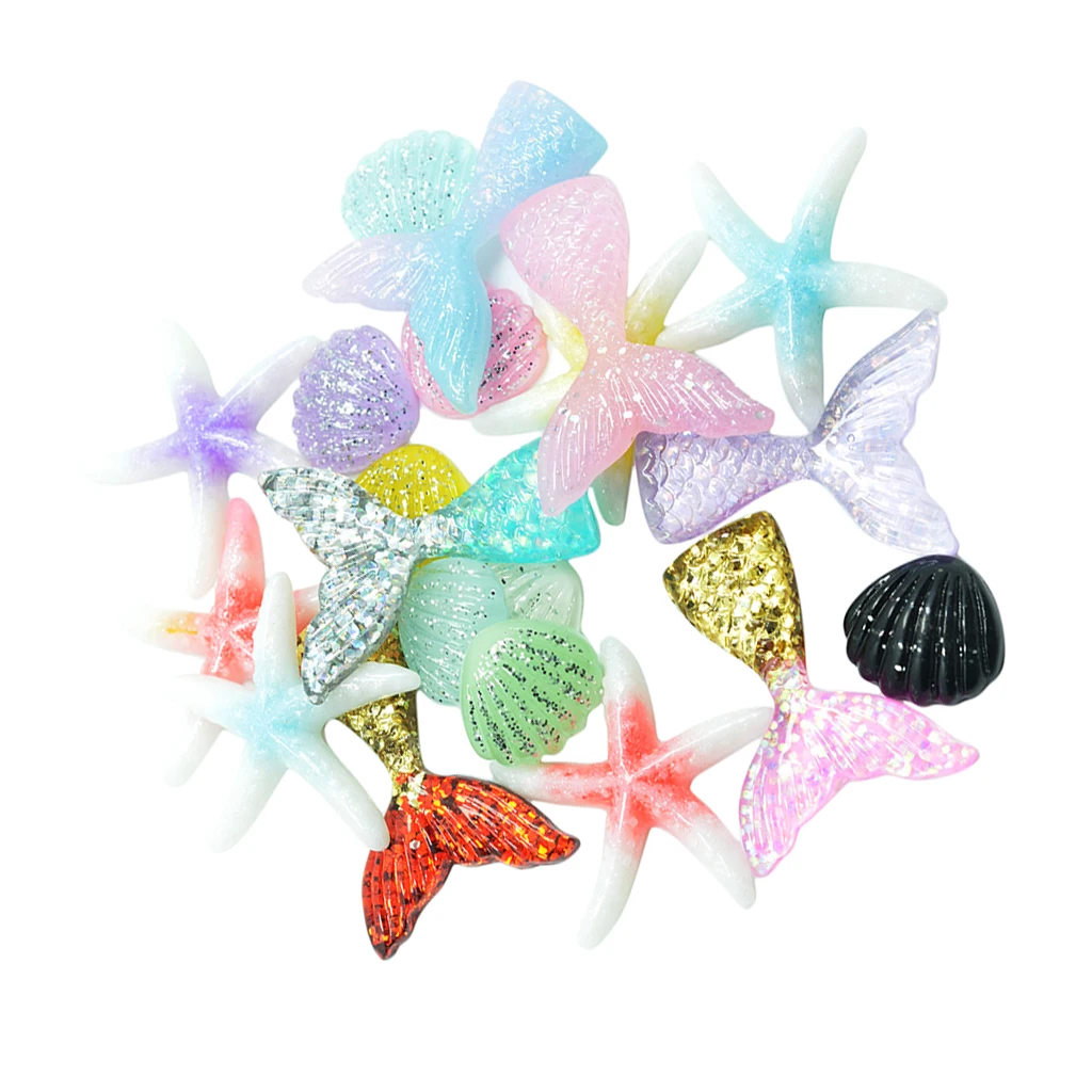 20pcs Sequined RESIN CABOCHON Flatback Embellishment Scrapbooking Craft DIY 20pcs Sequined RESIN CABOCHON Flatback Embellishment Scrapbooking Craft DIY