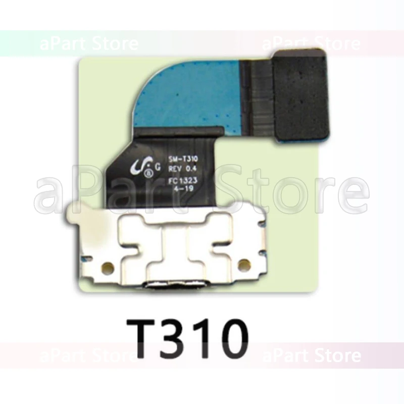 Для samsung Galaxy Tablet Tab T300 310 T320 T700 T705 Usb док-станция разъем порт зарядное устройство плата зарядки гибкий кабель микрофона Замена - Цвет: T310
