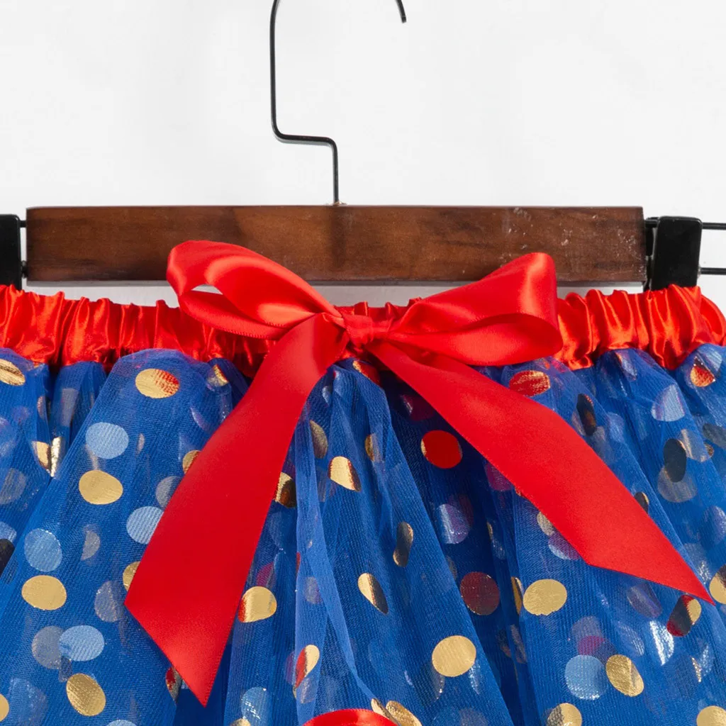 ARLONEET Todder/Детские балетные юбки-пачки принцессы для девочек танцевальная одежда для девочек, костюм вечерние юбки юбка в горошек из сетчатой ткани+ повязка на голову, J0607
