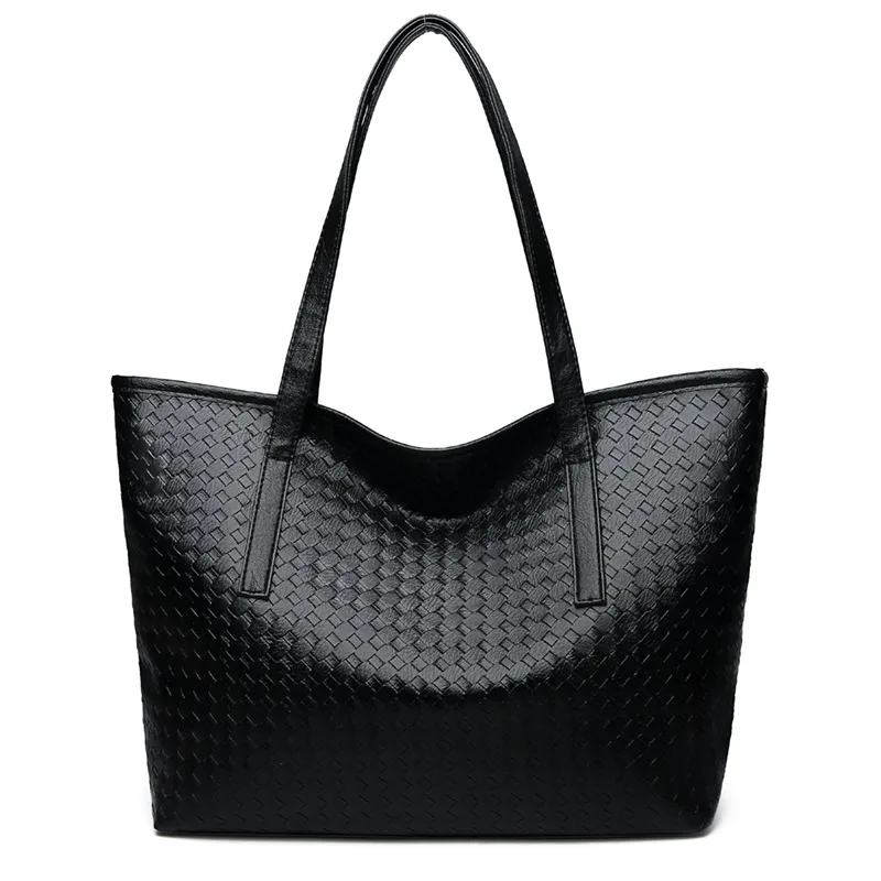 

Woven Pattern New Luxury Handbag Women Bags PU Leather Lady Crossbody Bags Ladies Tote Large Capacity Female Shoulder Bag