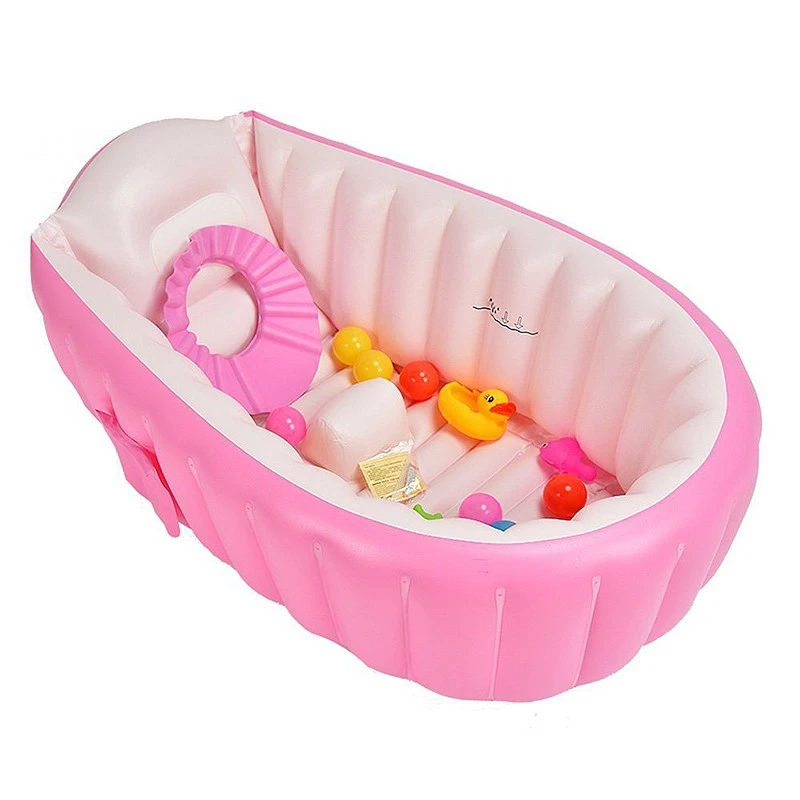 Portable bathtub 98X65X28cm inflatable bath tub Child tub cushion