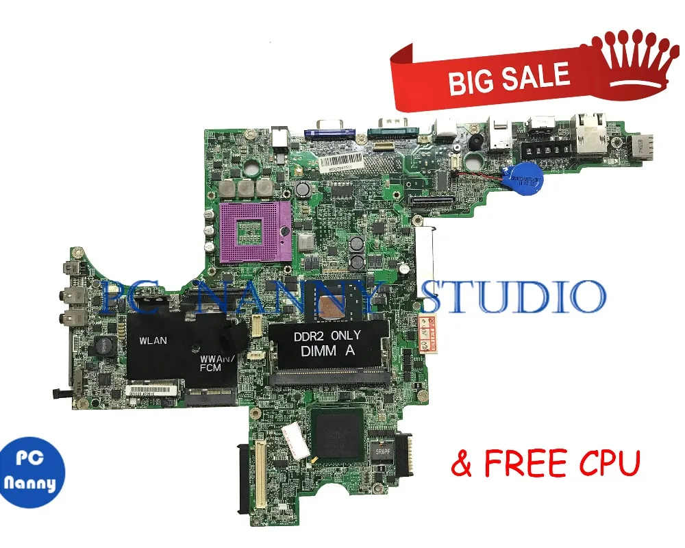 ПК Няня для Dell Latitude D830 Motheboard 0MY199 MY199 DDR2 с ЦП протестирован