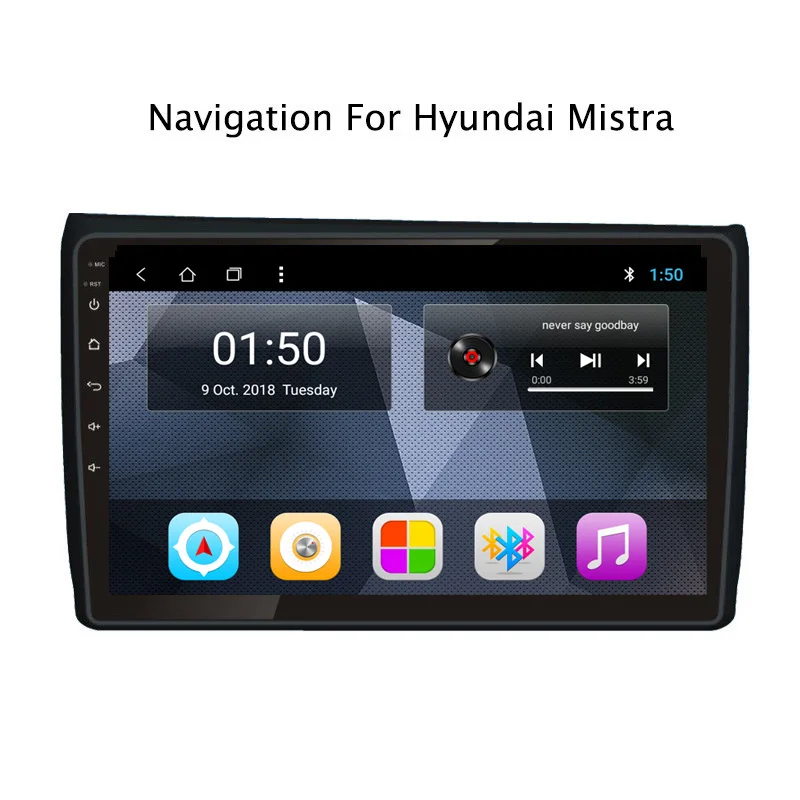 NAVITOPIA 10 1 дюймов 2G RAM 32G ROM Android 8 автомобильный DVD GPS навигация для Hyundai Mistra 2013 2014 2015