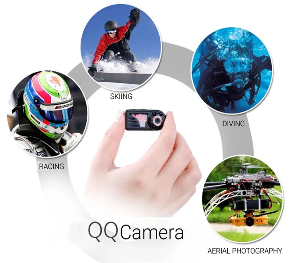 Маленькая мини камера Time Onwer QQ6 Full HD 1080P 720P Micro DV DVR видеокамера ИК Ночное Видение