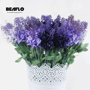 

1PC 10 Heads Artificial Lavender Silk Flower Wedding Floristry Flower Arrangement Home Decoration 3 Colours