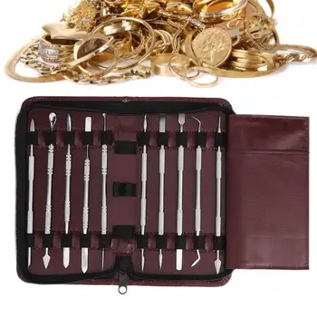 

Professional 10pcs Jewelry Carving Modeling Knife Tool for Wax Craft DIY Wax Engraving Knife Jewelry Making Tool for Jewelers