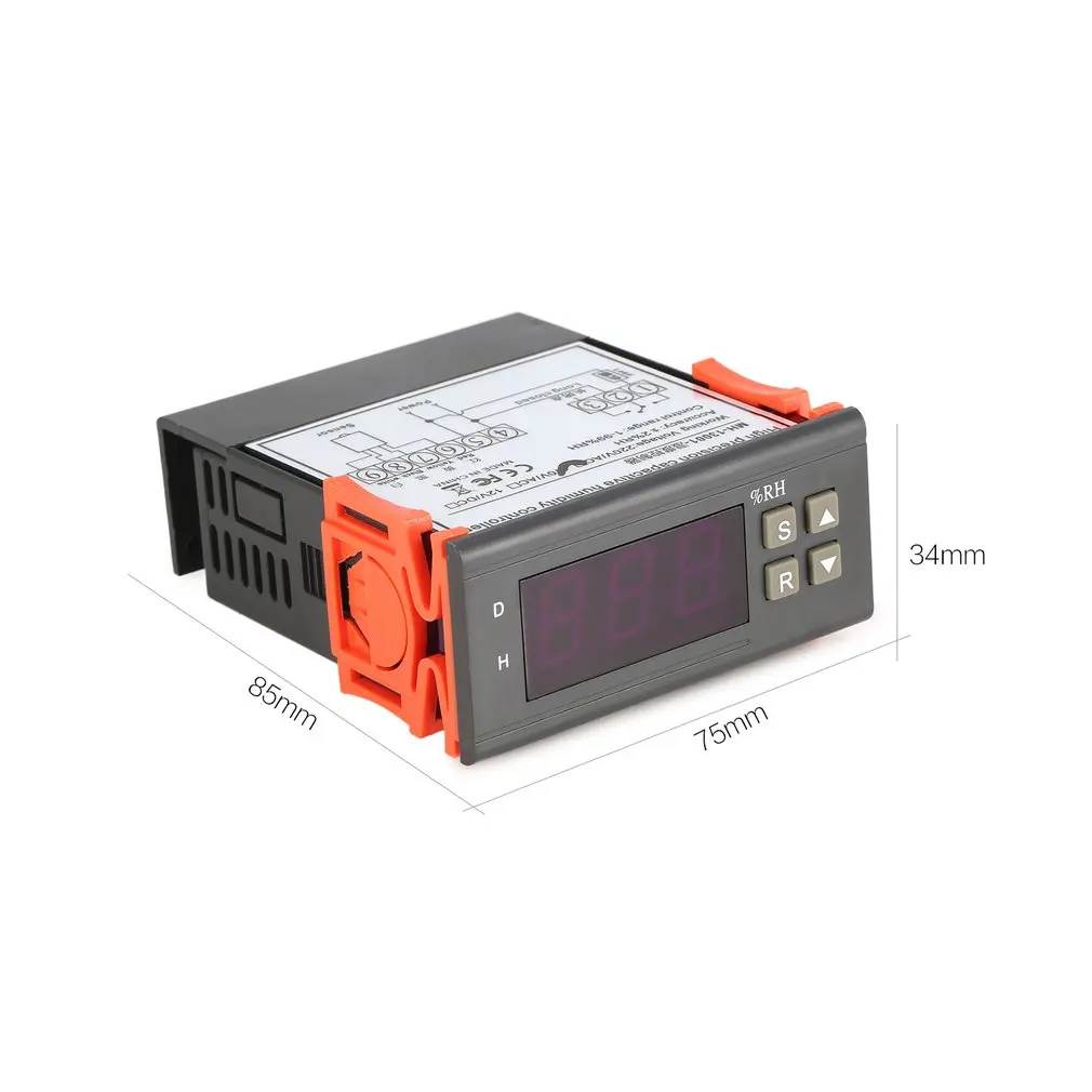 Climatización y calefacción Deshumidificadores CamKpell MTC1000A AC 220V LED Digital Microcomputadora Controladores de Humedad Interruptor Relé 0-99% RH Control-Gris vemax.es