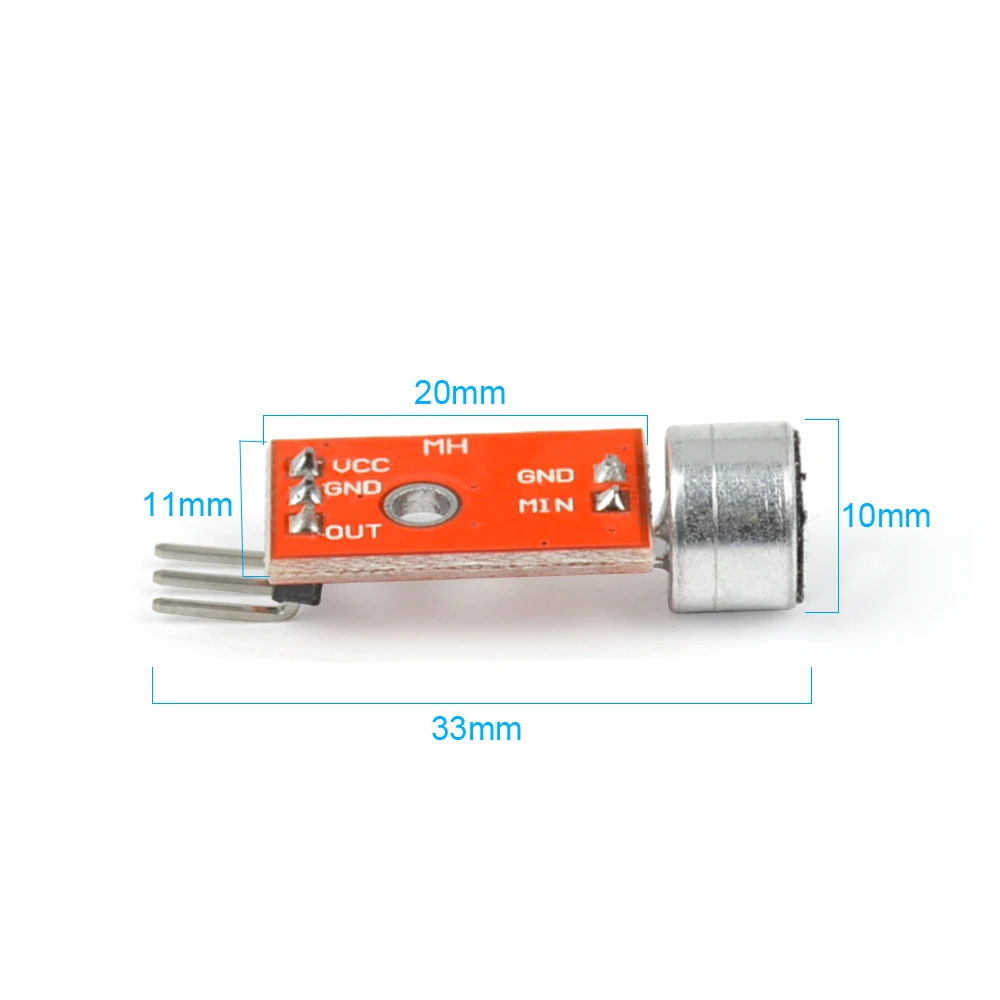 Aiyima 1 шт. мини моно усилители Amplificador стерео микрофонный модуль DC3V 5V 20dB MAX9812