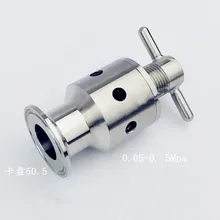 1,"(od50.5 мм) 0,5-5 бар Tri-Clamp регулируемый предохранительный клапан для детей, санитарная нержавеющая сталь 304