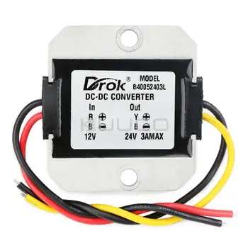 

72W Boost Converter DC10~20V to 24V 3A Voltage Regulator Power Supply Module/Adapter/Driver Module for Car/Large trucks/Taxi/Bus