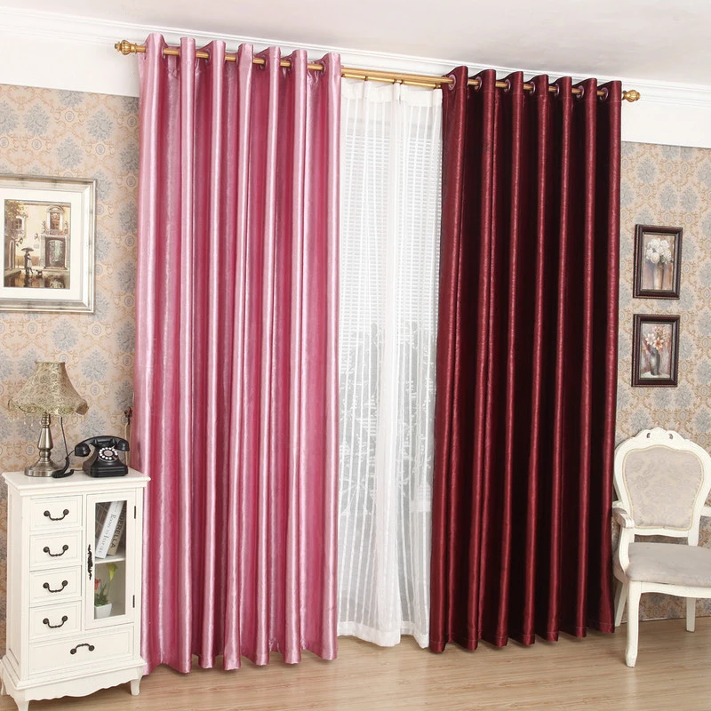 

Free Shipping Daylight Curtains Embossed Blackout Curtains Finished Balcony Rental Room Office Warehouse Sunshade Curtain Cloth