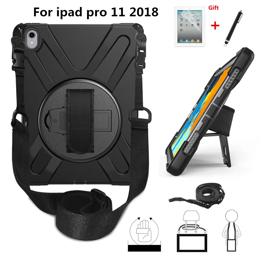 For Apple New iPad Pro 11 2018 A1980 Kids Safe Shockproof Armor Cover