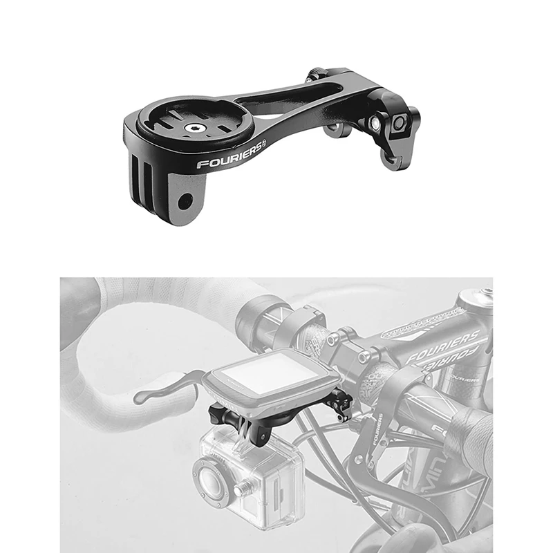 

Fouriers HA-S021 Bicycle Computer Mount For stem front cap Compatible with MIO GARMIN Bryton 100 / 310 / 330 / 530 GoPro