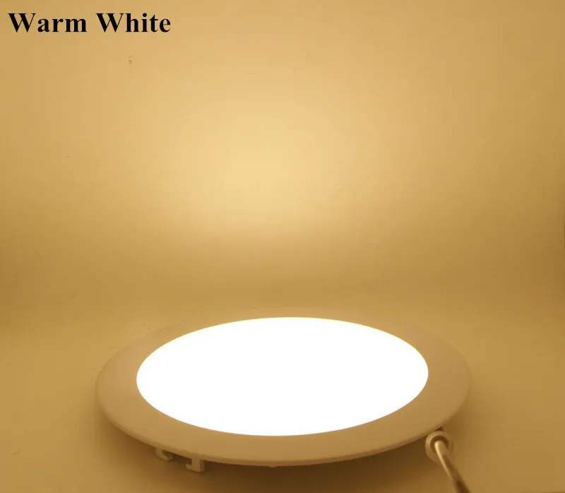 Free Shipping Ultra thin Design 3W 4W 6W 9W 12W 15W 18W LED Ceiling Recessed Grid Downlight  Slim Round Flat Panel Light