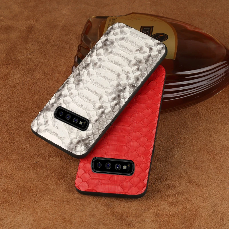 Чехол S10 plus для Samsung s10 чехол из натуральной кожи питона чехлы samsung galaxy s10e +|Бамперы|