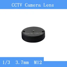 Factory direct infrared surveillance camera pinhole lens barrel cylinder-3.7mm M12 thread CCTV lens