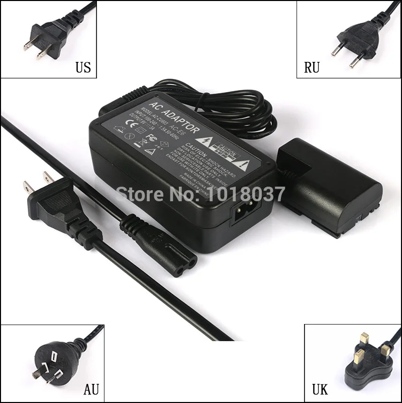 

ACK-E6+DR-E6 Full Decoded AC Adapter For Canon AC-E6 DR-E6 013803104431 3351B002 3352B001AA EOS 5D Mark II