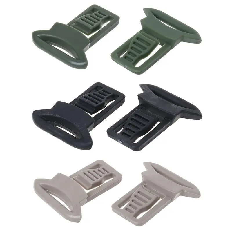 

2pcs/set Helmet Buckle Guide Rail Accessories Tactical Tackle Swivel Clips Airsoft Rail Connection Universal Replacement