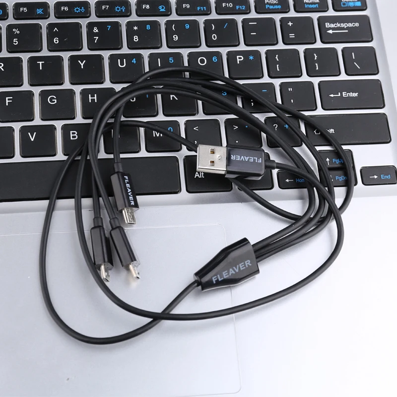 FLEAVER Micro USB кабель 3 в 1 Micro USB кабель для зарядки данных для телефонов android 1 метр
