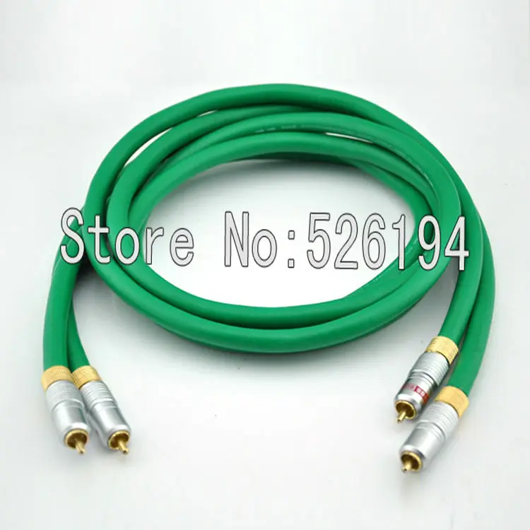 Quality Pair 4N 99.99/% OFC RCA Phono Audio Interconnect Cable,0.75 To 5m Length