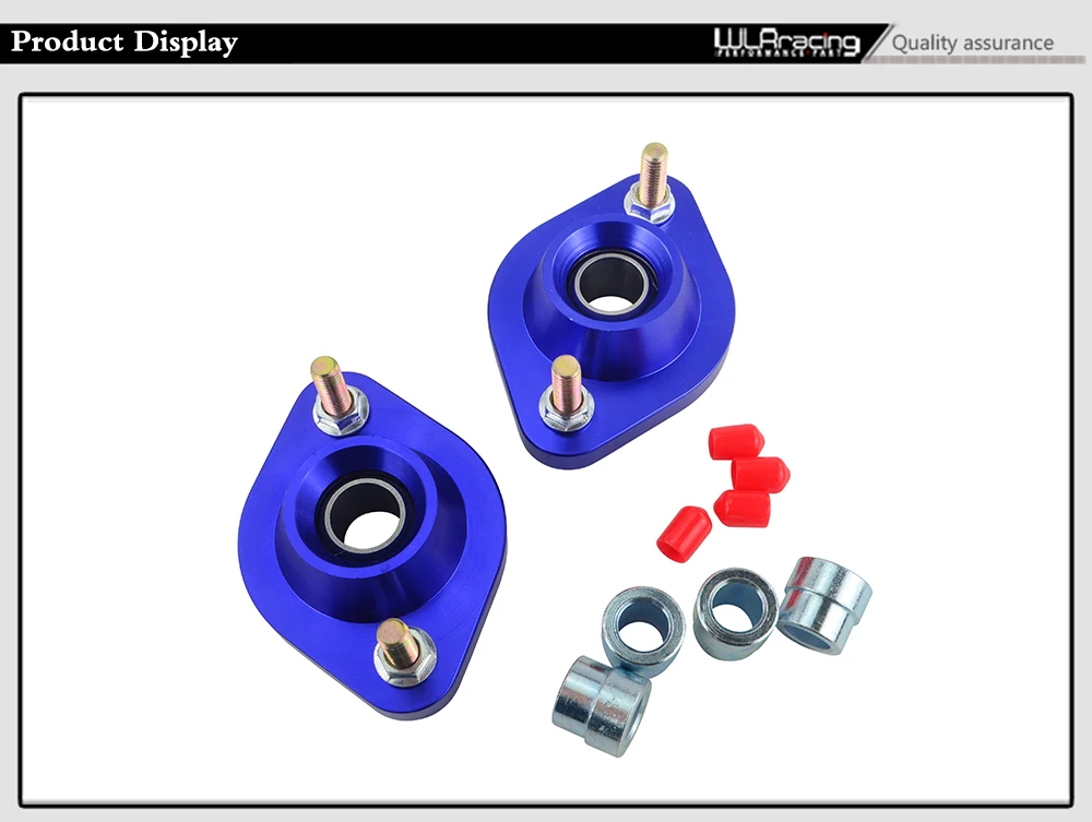 WLR-Shock TOP Mount Набор для BMW E30 E36 E46 Z3 Подушка мяч задний верхний развал пластины WLR-THM02