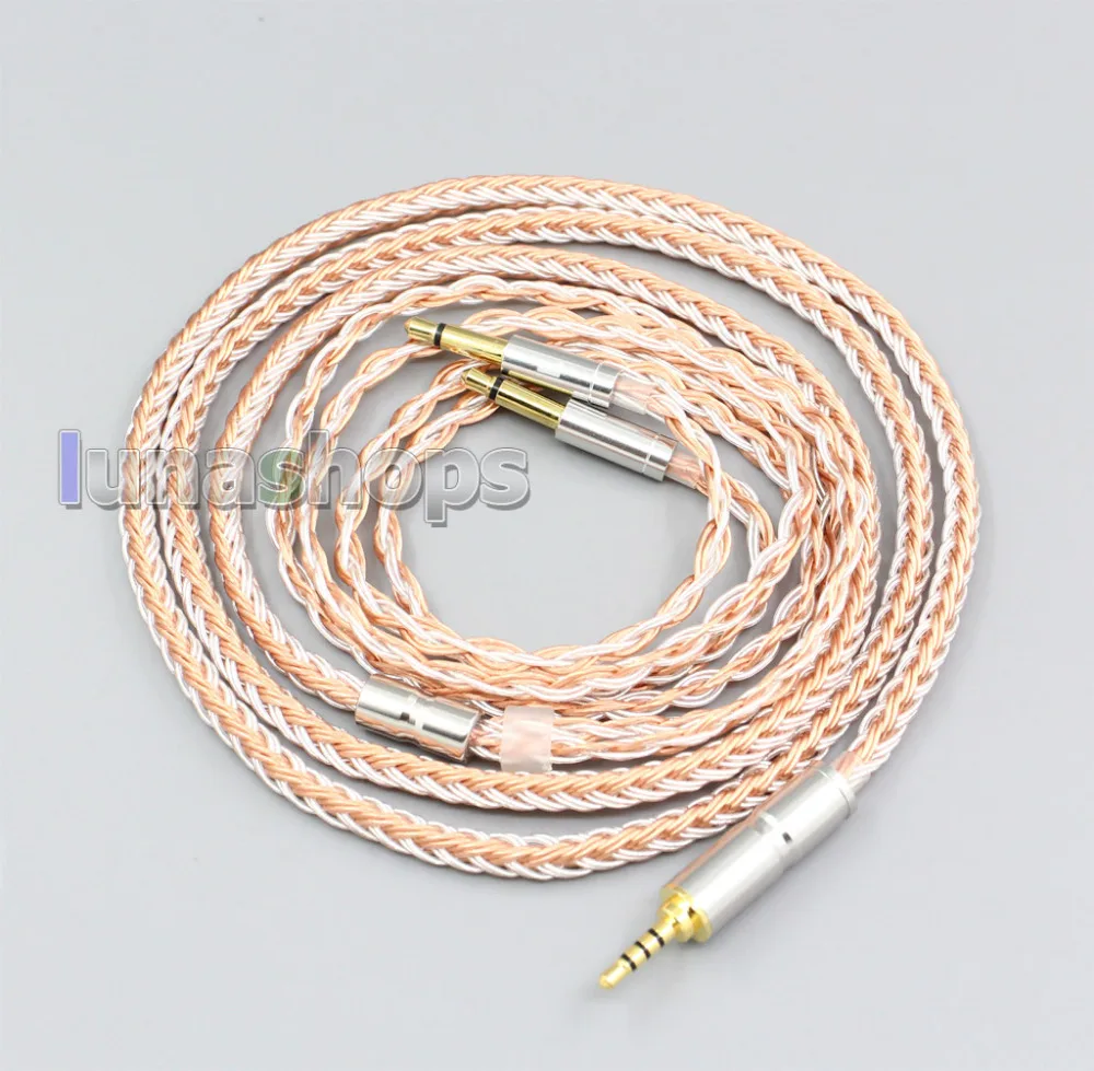 16 ядер OCC+ чистый посеребренный кабель для Hifiman Sundara Ananda HE1000se HE6se he400 LN006156