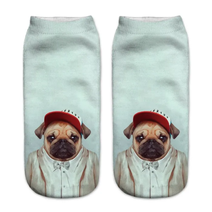Chamsgend дизайн Для женщин девочек Ротвейлер Собака 3D печати женский носки Прямая поставка - Цвет: 16
