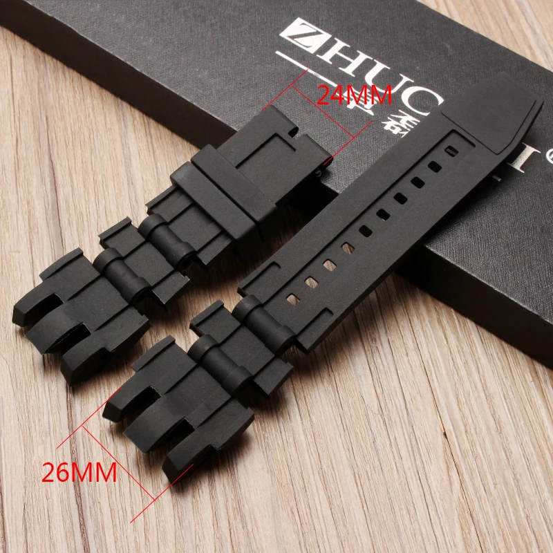 

New Waterproof 26mm Diving Silicone Rubber Watchband for Invicta strap Reserve Watch Man Noma Watche Sport Specific Lug no tool