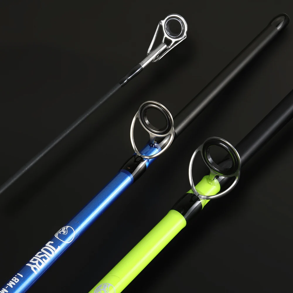 Spinning Casting Hand Lure Fishing Rod Pesca Carbon Pole Canne Carp Fly Gear Reel Seat feeder Ultralight Mini Travel Surf 1.8M