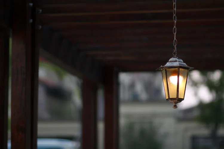 Европейский садовый светильник шаровой светильник на Колону водонепроницаемый настенный уличный свет кафе бар магазин кофе клуб балкон, коридор