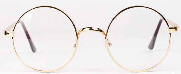 Ретро Винтаж круглый Для мужчин Для женщин очки кадр очки Обычная очки
