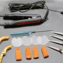 678 высокое качество плоских пластин наращивание волос Кератиновое укрепление инструмент теплового железа разъем для волос