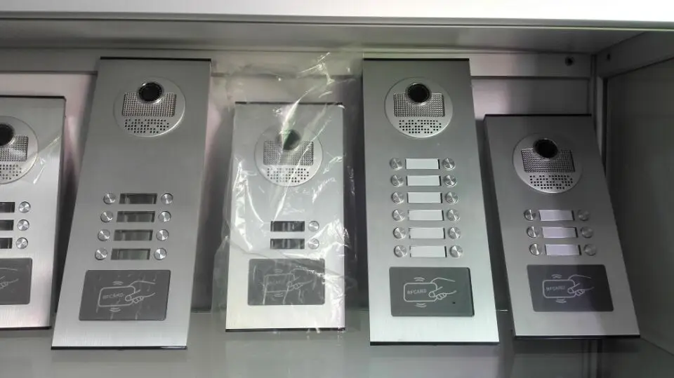 Rfid 2/3/4/6 мульти кнопки вызова интерком для дома 16 Гб Видео Запись 7 ”цветной