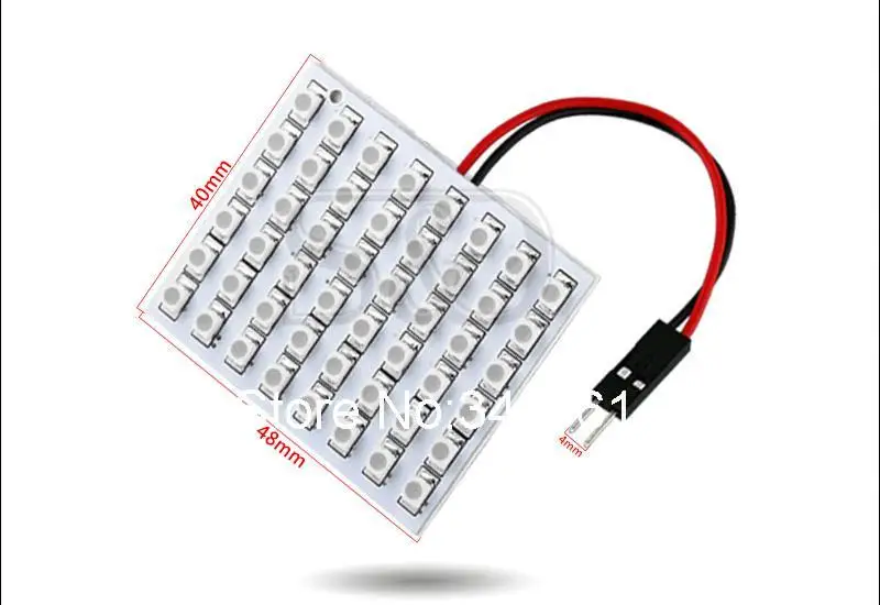 Бесплатная DHL 48 SMD Синяя светодиодная панель для автомобиля T10 BA9S купольная