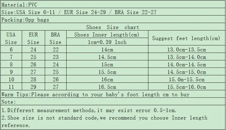 14 cm infant shoe size