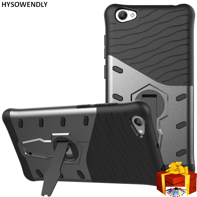 HYSOWENDLY For BBK Vivo Y55 Hybrid Hard PC Soft Silicone TPU Bumper Back Armor Cover Case Y51 Protection Fundas |