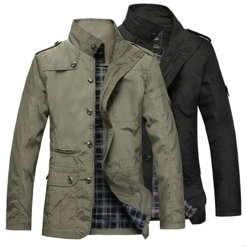 

Spring Men's Thin Section Jacket Hot FashionThin Section Business Casual Jacket Outerwear Men 5XLClothing Mens Shiny Jacket 1045