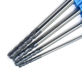 

CAE4-4 6 8 10 L HRC50 Shank Tungsten Carbide 4 Flute End Mill Cutter Accessories