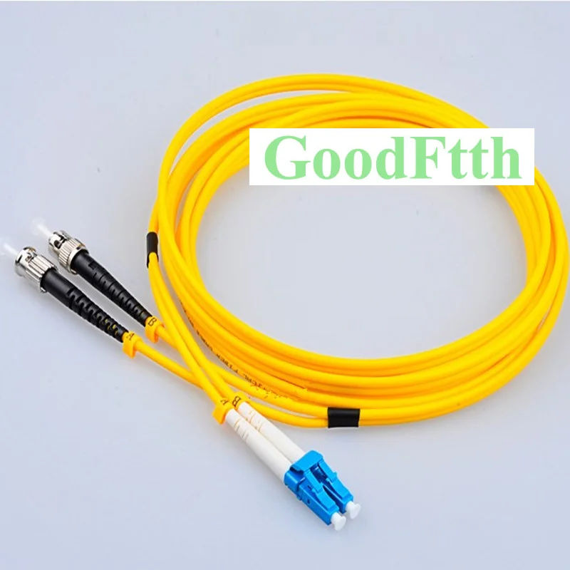 

Fiber Patch Cord Jumper ST/UPC-LC/UPC ST-LC UPC SM Duplex GoodFtth 1-15m