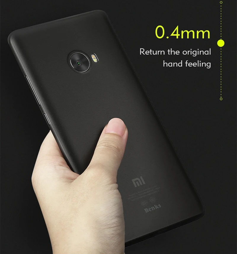 

Benks For Xiaomi Mi Note 2 Case Frosted Anti-fingerprint Cover For Xiaomi Mi Note 2 Hight Quality PP Matte Case with retail pack