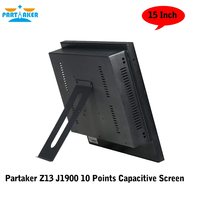 Partaker Z13 J1900 10 Points Capacitive Touch Screen Fanless All In One PC