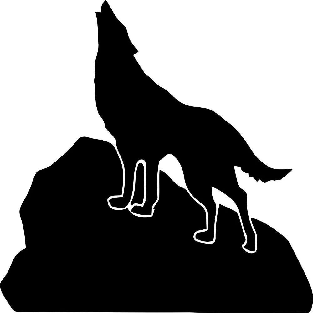 Настенные наклейки Howling Wolf для холодильников стиральных машин полноразмерных