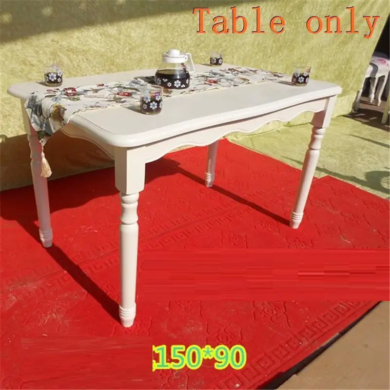 Yemek Masasi Eettafel набор Comedores Mueble Juego Tavolo Da Pranzo Dinning деревянный обеденный стол - Цвет: MODEL D