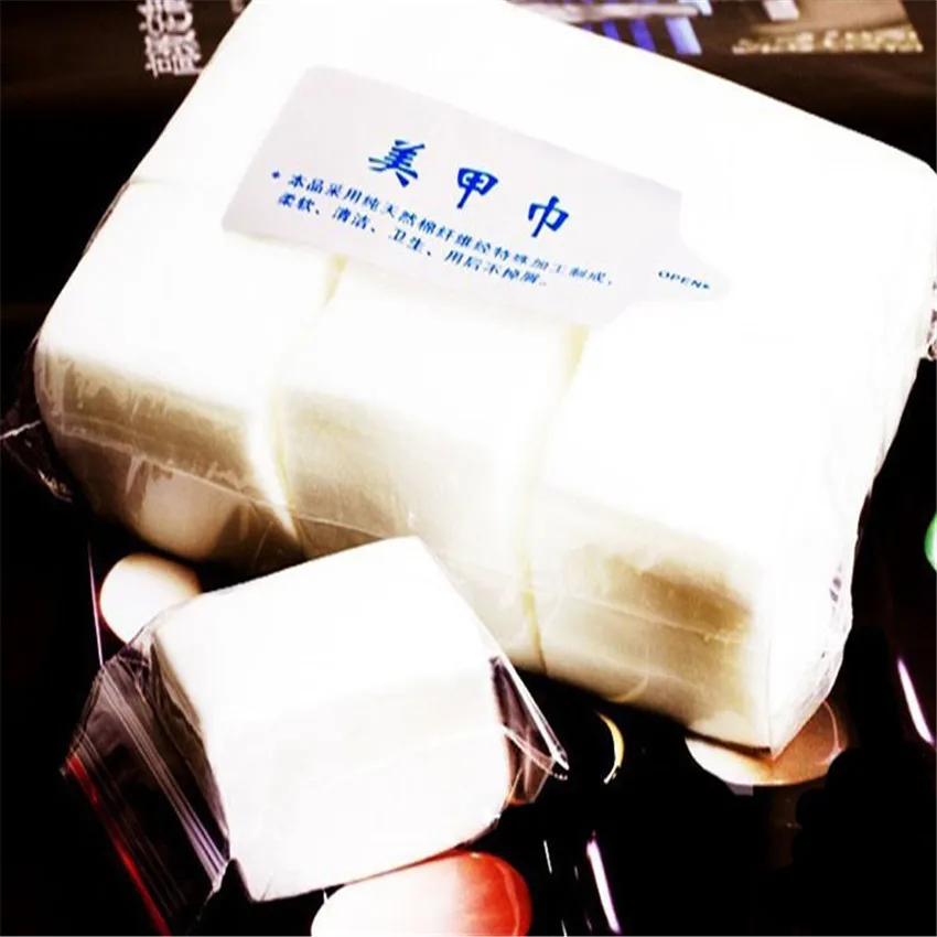 

2019 hot sale 1000pcs Nail Art Tips Manicure Polish Remover Clean Cotton Wipes Paper #0306 BB