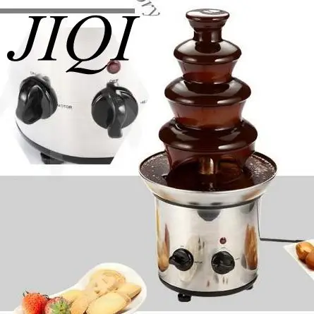 Шоколадный фонтан JIQI для фондю свадьбы детского дня рождения товары