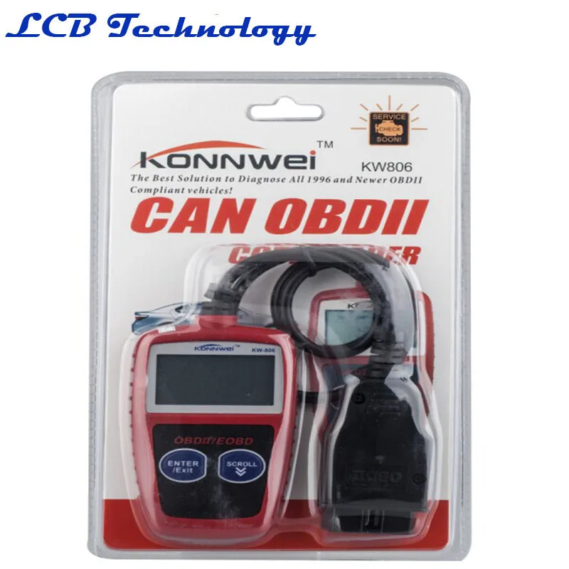 

KONNWEI KW806 OBDII Code Reader Scanner OBD2 MS309 Data Tester Car Diagnostic Auto Scan Tool