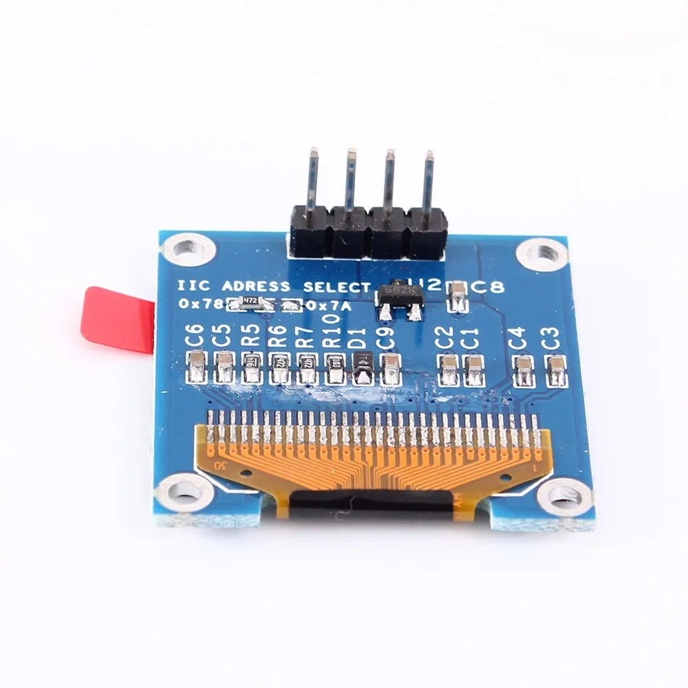 0,96 дюймов IIC Серийный белый OLED дисплей модуль 128X64 IEC SSD1306 плата с ЖК-экраном GND VCC SCL SDA 0,9" Oled IEC для Arduino