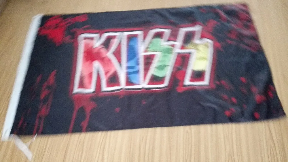 flag kiss Band 3 x 5 Ft 90 x 150 cm 100 Polyester 05flags free