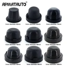 2x скрытый светодиодный фары автомобиля Пылезащитная Крышка резиновая Водонепроницаемая Пылезащитная крышка фары 70 мм 75 мм 80 мм 85 мм 90 мм 95 мм 100 мм 105 мм